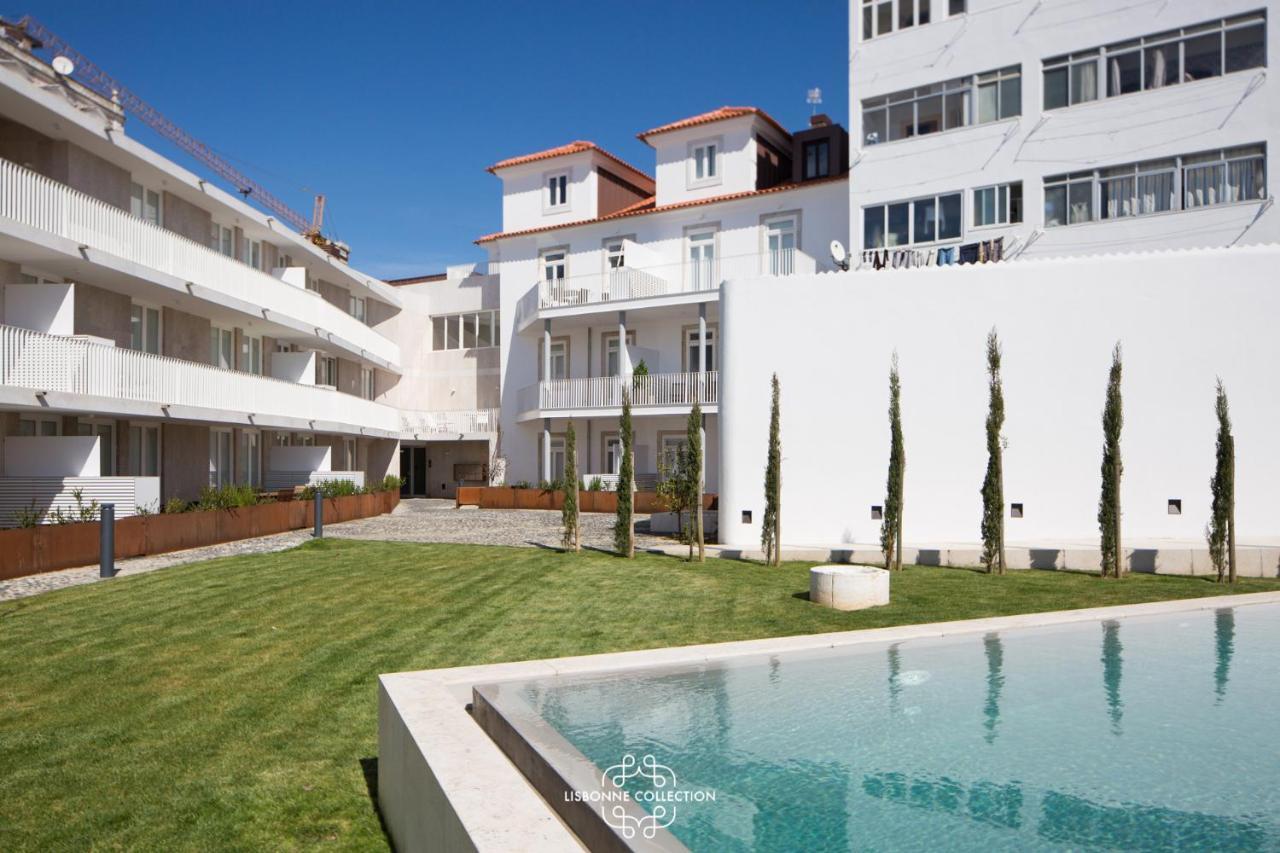 Designer Apartment With Pool By Lovelystay Lissabon Buitenkant foto